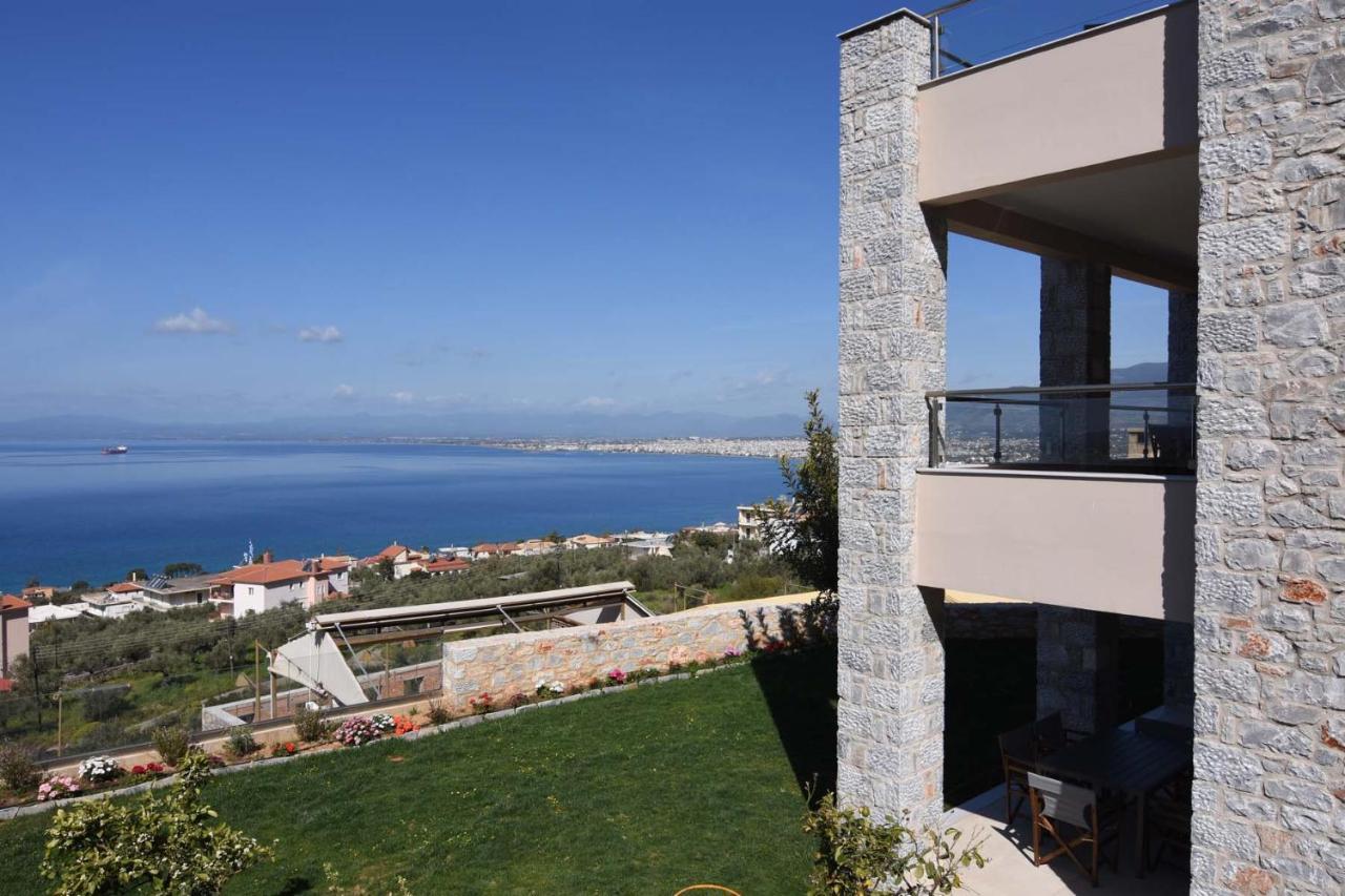 Villa Dafni - Infinite Sea Vistas With Private Pool 卡拉马塔 外观 照片
