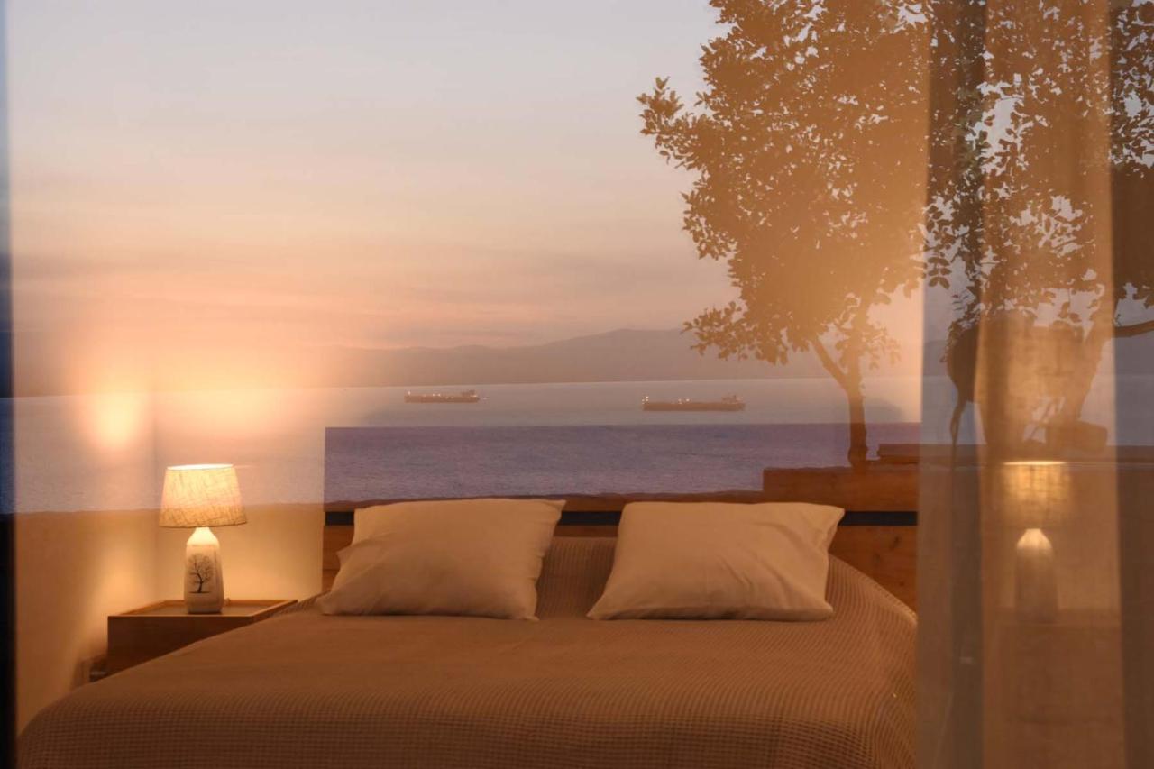 Villa Dafni - Infinite Sea Vistas With Private Pool 卡拉马塔 外观 照片