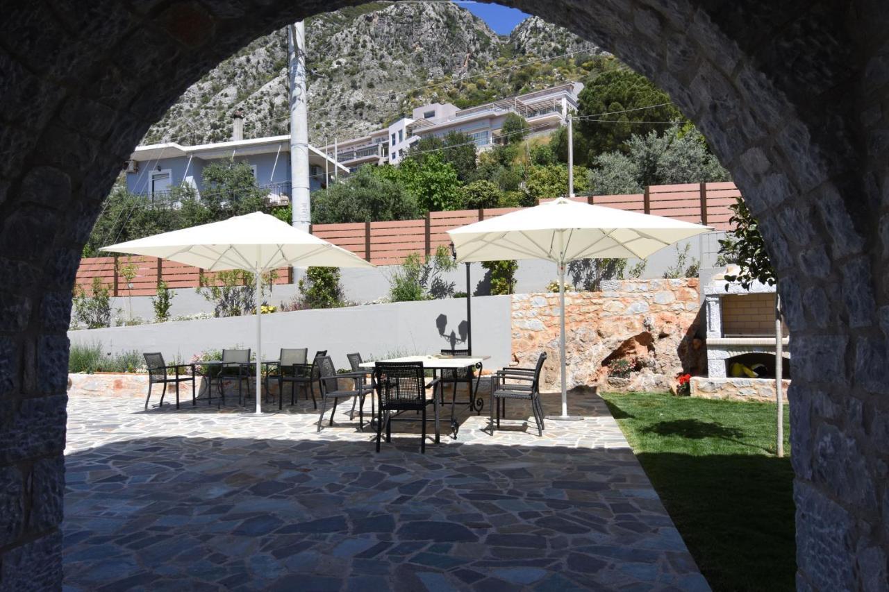 Villa Dafni - Infinite Sea Vistas With Private Pool 卡拉马塔 外观 照片