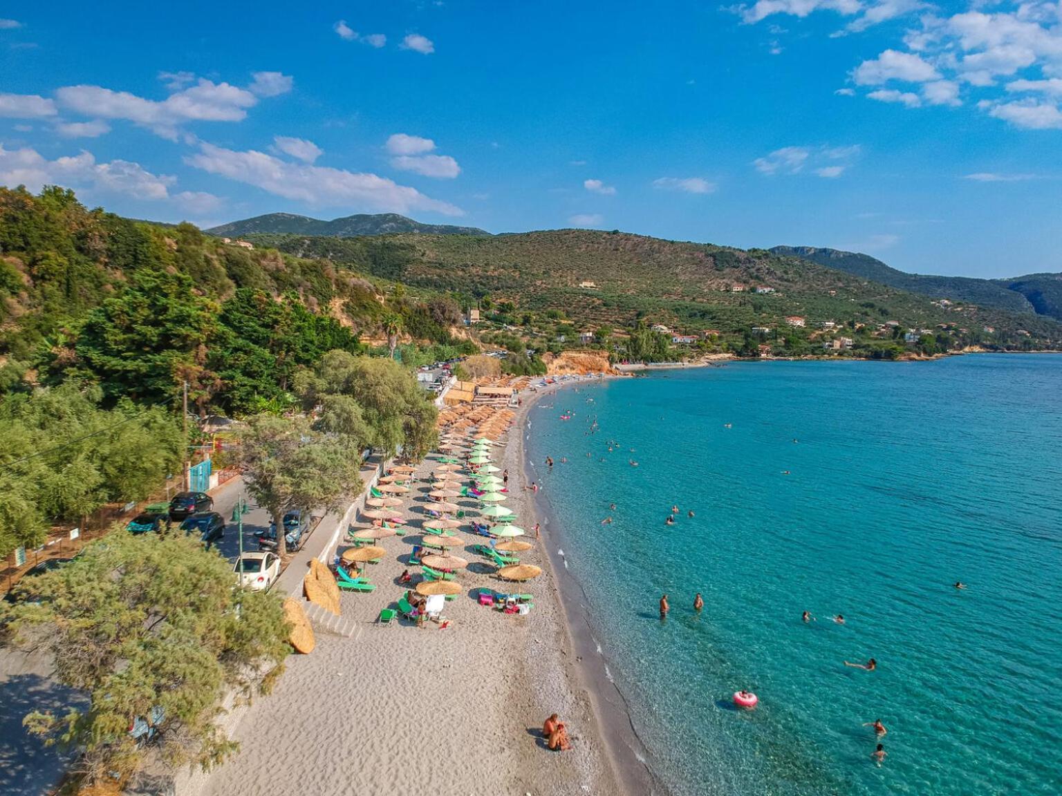 Villa Dafni - Infinite Sea Vistas With Private Pool 卡拉马塔 外观 照片